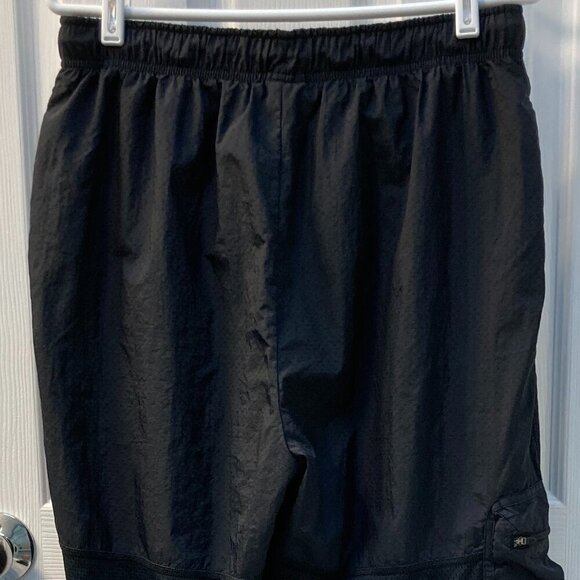 Nike Nylon Athletic Joggers Orange Swoosh Size Medium - Picture 7 of 8